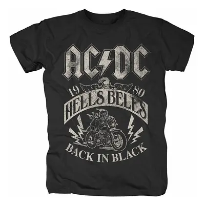 AC/DC tričko, Hells Bells 1980 Black, pánské