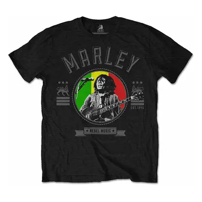 Bob Marley tričko, Rebel Music Seal, pánské