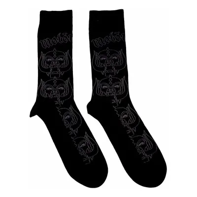 Motorhead ponožky, Warpig Outlines Black, unisex