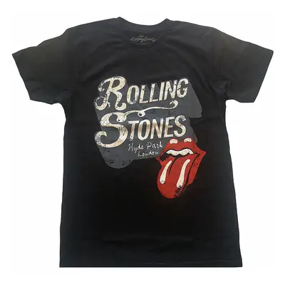 Rolling Stones tričko, Hyde Park Black, pánské