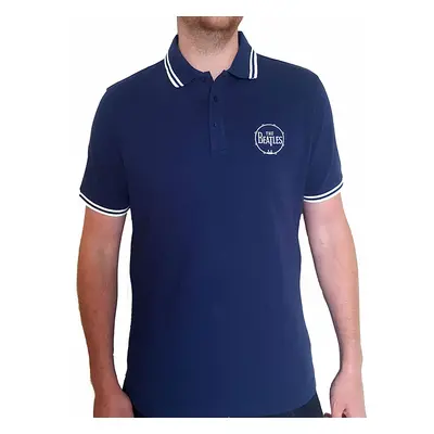 The Beatles tričko, Drum logo Polo Navy, pánské