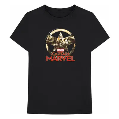 Marvel Comics tričko, Captain Marvel Star Logo, pánské