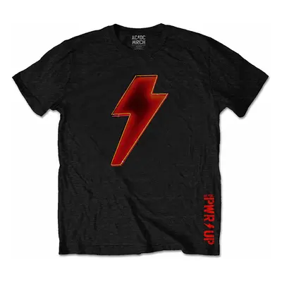 AC/DC tričko, Bolt Logo Black, pánské