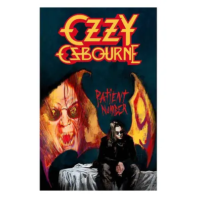 Ozzy Osbourne textilní banner PES 70 x 106 cm, Patient No.9