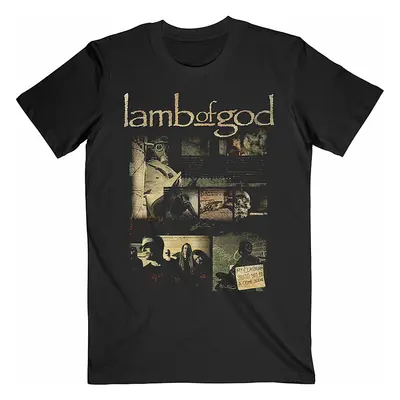 Lamb Of God tričko, Album Collage Black, pánské