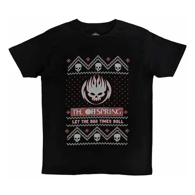 The Offspring tričko, Christmas Bad Times Black, pánské