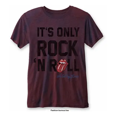 Rolling Stones tričko, IORNR Burnout Navy Red, pánské