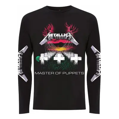 Metallica tričko dlouhý rukáv, MOP Black, pánské