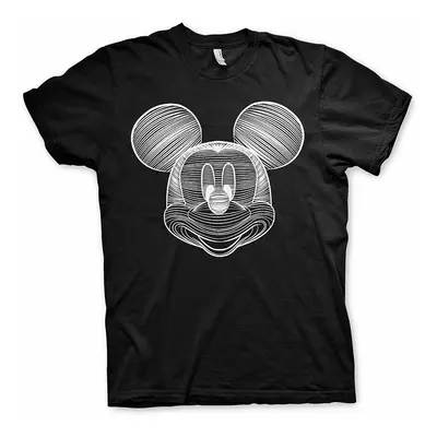 Mickey Mouse tričko, LineArt Black, pánské