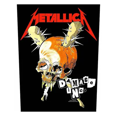 Metallica nášivka na záda CO+PES 30x27x36 cm, Damage Inc