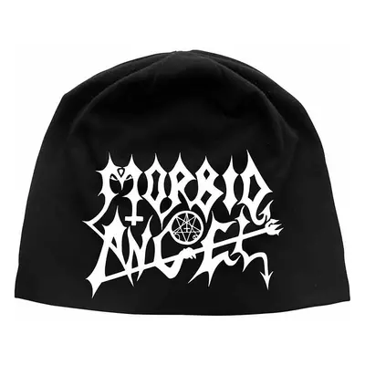 Morbid Angel zimní onesize kulich cotton, Logo Black