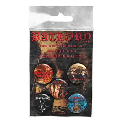 Bathory set 5-ti placek, Button Badge