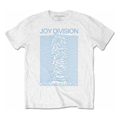 Joy Division tričko, Unknown Pleasures Blue On White, pánské