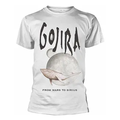 Gojira tričko, Whale From Mars Organic White, pánské