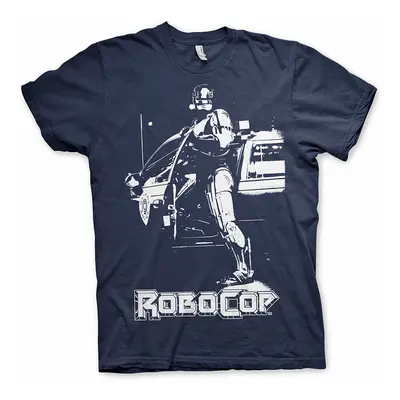 Robocop tričko, Robocop Poster Navy, pánské