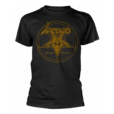 Venom tričko, Welcome To Hell (Gold) BP Black, pánské