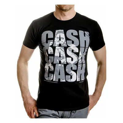 Johnny Cash tričko, Cash Cash Cash, pánské