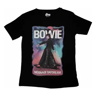 David Bowie tričko, Moonage 11 Fade Black, dámské