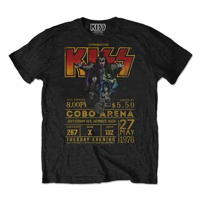 KISS tričko, Cobo Arena ´76 Eco-Tee Black, pánské