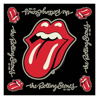 Rolling Stones šátek, Est. 1962 55 x 55cm