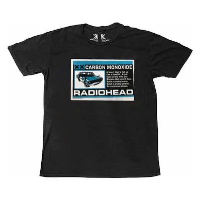 Radiohead tričko, Carbon Patch Organic Black, pánské