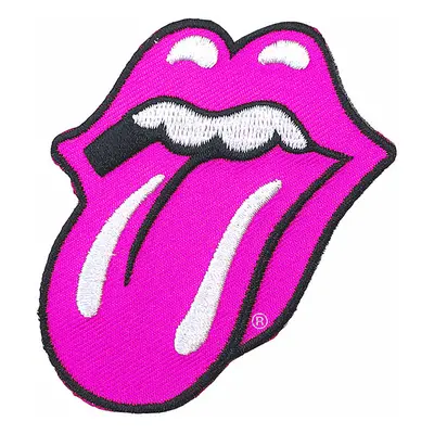 Rolling Stones nášivka, Classic Tongue Pink 58x84 mm