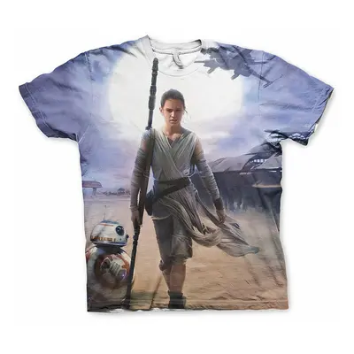 Star Wars tričko, Rey Allover Printed, pánské