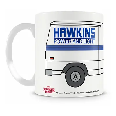 Stranger Things keramický hrnek 250 ml, Hawkins Power And Light Van