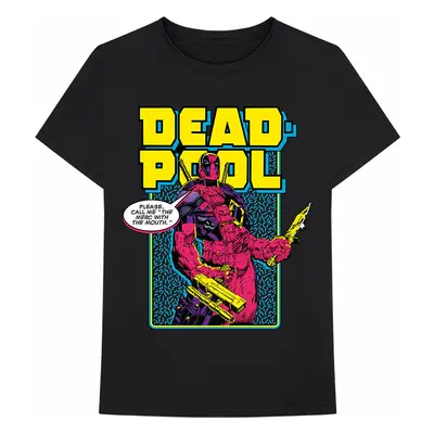 Deadpool tričko, Deadpool Comic Merc Black, pánské