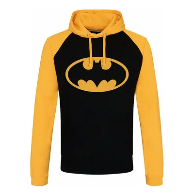 Batman mikina, Batman Signal Logo Baseball BlackYellow, pánská