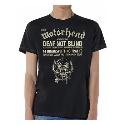 Motorhead tričko, Deaf Not Blind Black, pánské