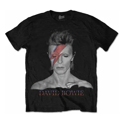 David Bowie tričko, Aladdin Sane Black, pánské