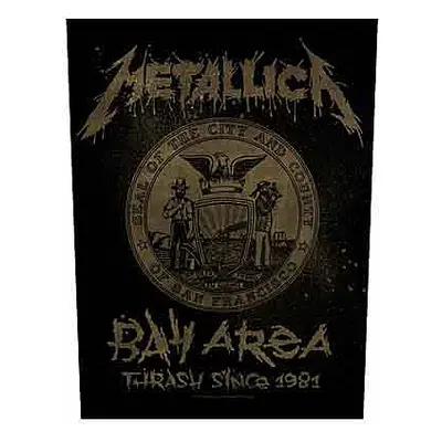 Metallica nášivka na záda CO+PES 30x27x36 cm, Bay Area Thrash