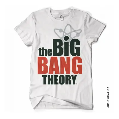 The Big Bang Theory tričko, Logo White, pánské