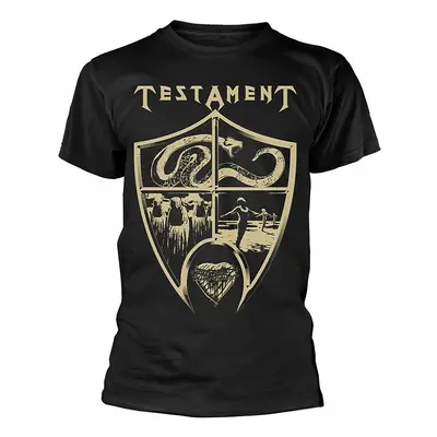 Testament tričko, Crest Shield BP Black, pánské