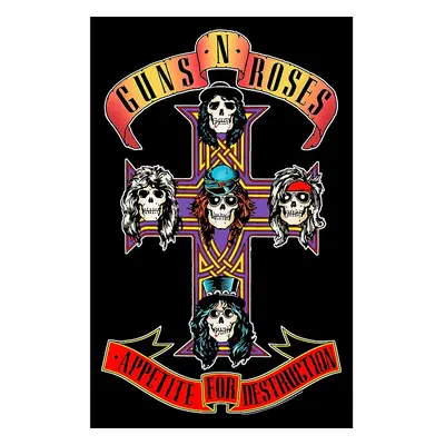 Guns N Roses textilní banner PES 70cm x 106cm, Appetite For Destruction