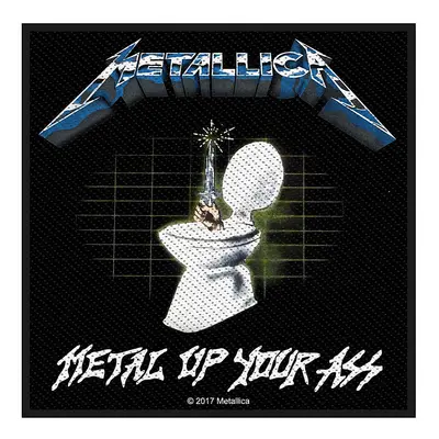 Metallica nášivka 100 x100 mm, Metal Up Your Ass