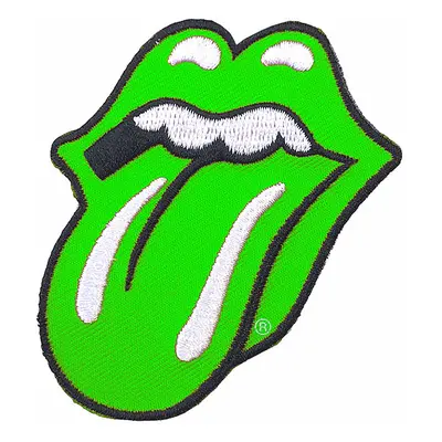 Rolling Stones nášivka, Classic Tongue Green 58x84 mm