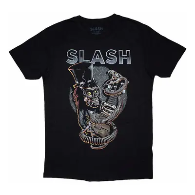 Slash tričko, Skull Guitar Snake Black, pánské