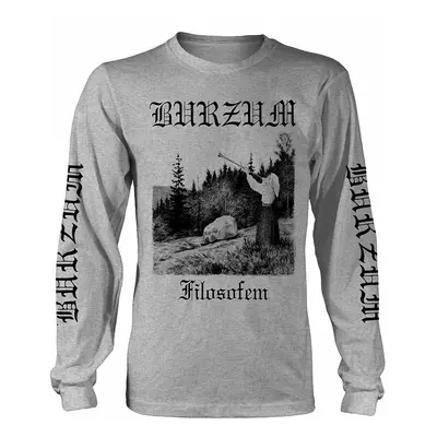 Burzum tričko dlouhý rukáv, Filosofem 3 Grey, pánské