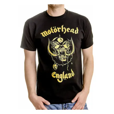 Motorhead tričko, England Classic Gold, pánské