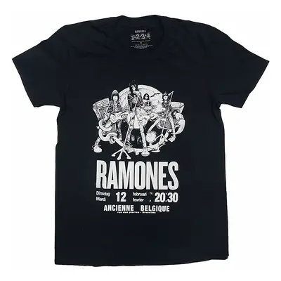 Ramones tričko, Belgique Black, pánské