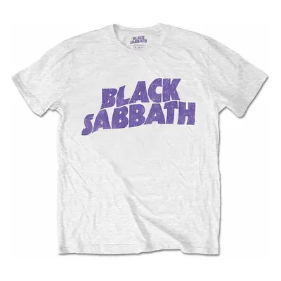 Black Sabbath tričko, Wavy Logo White, dětské