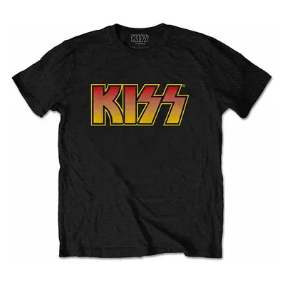 KISS tričko, Classic Logo Black, pánské