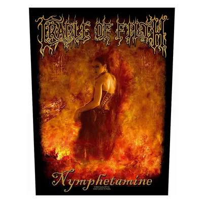 Cradle Of Filth nášivka na záda CO+PES 30x27x36 cm, Nymphetamine