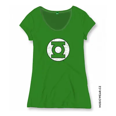 Green Lantern tričko, Green Logo, dámské