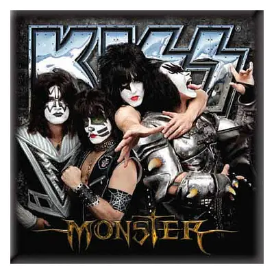 KISS magnet na lednici 75mm x 75mm, Monster