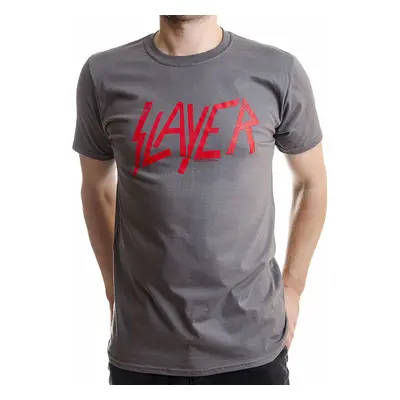 Slayer tričko, Distressed Logo, pánské