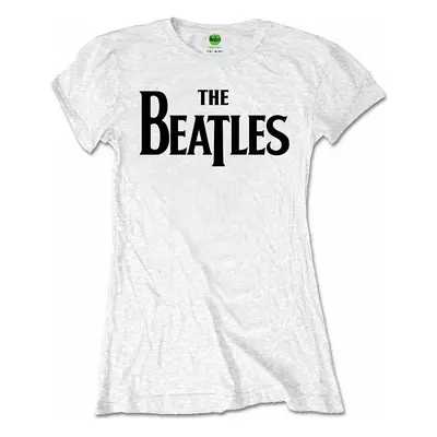 The Beatles tričko, Drop T Logo White, dámské