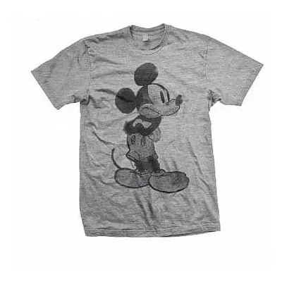 Mickey Mouse tričko, Mickey Mouse Sketch Grey, pánské